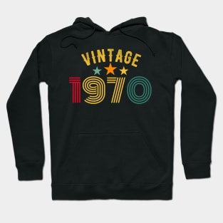 Vintage 1970 Birthday design Hoodie